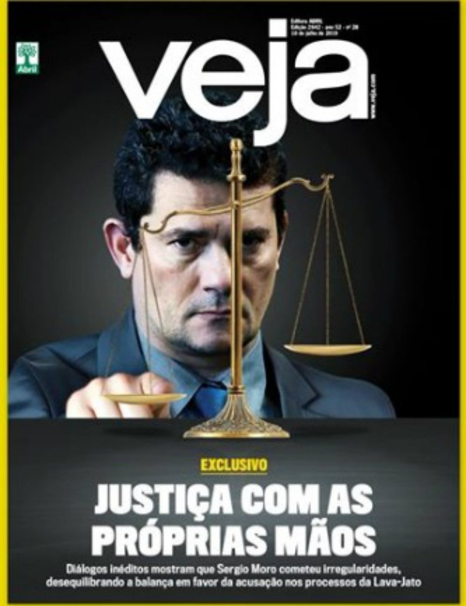 ggreenwald's tweet photo. Nada do que aconteceu esta semana - ou nas últimas 8 semanas - muda o fato de que a evidência é esmagadora de que Moro cometeu graves e repetidas impropriedades como juiz: como nós, Veja, Folha e outros jornalistas provaram. Isso nunca mudará e sempre será o fato mais importante. https://t.co/lug2xieX5L