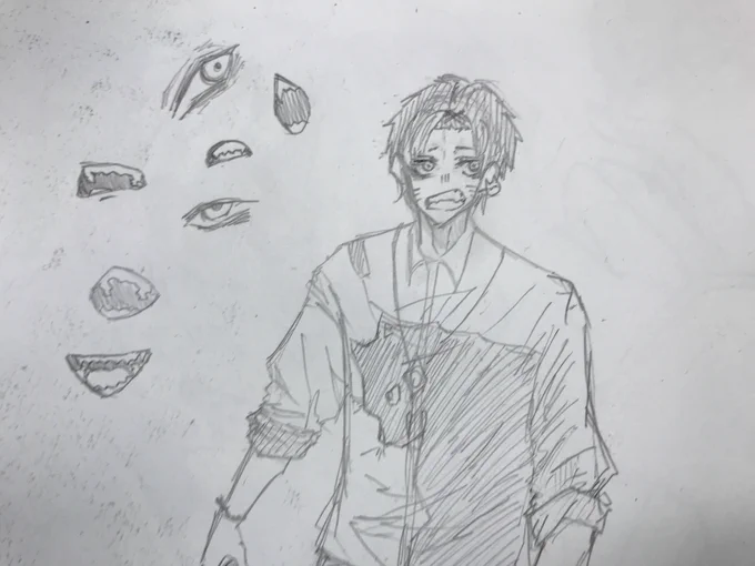 暇すぎてなんもなんがえずに描いてた 