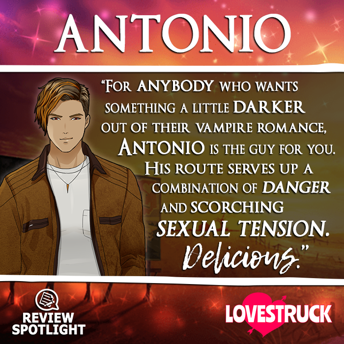 ✨We LOVE reading player reviews!✨ Thank you for sharing your thoughts and feedback on Antonio💸 and other characters!💘 

#Lovestruck #ReviewSpotlight #HavenfallIsForLovers