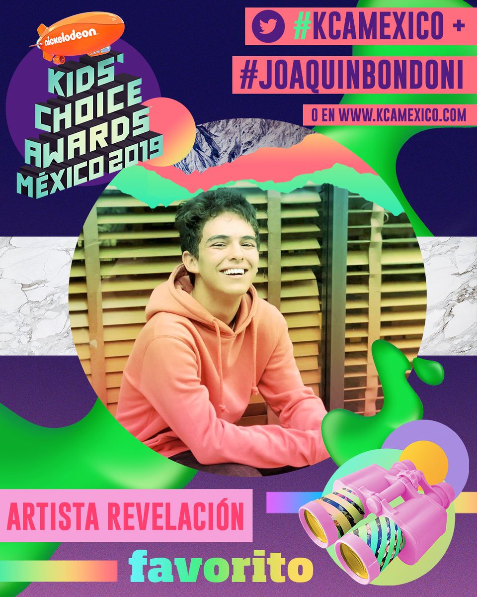 NickelodeonLA's tweet image. ¿Quieres ver a @JoaquinBondoni ganar un blimp en los #KCAMexico? 💚 ¡Vota por él en Twitter usando los hashtags #KCAMexico #JoaquinBondoni, en kcamexico.com, en la Nick Play y en Instagram comentando #KCAMexico #JoaquinBondoni en la imagen de los 4 nominados. 🤩