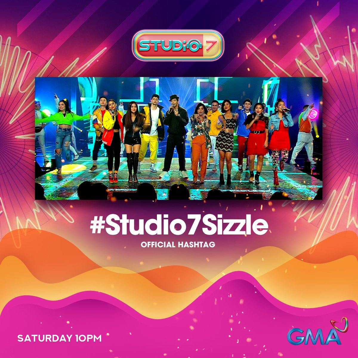gmastudioseven's tweet photo. Sizzling performances are coming your way! Abangan na ang #Studio7Sizzle 🔥 https://t.co/ENcV7PJCtk