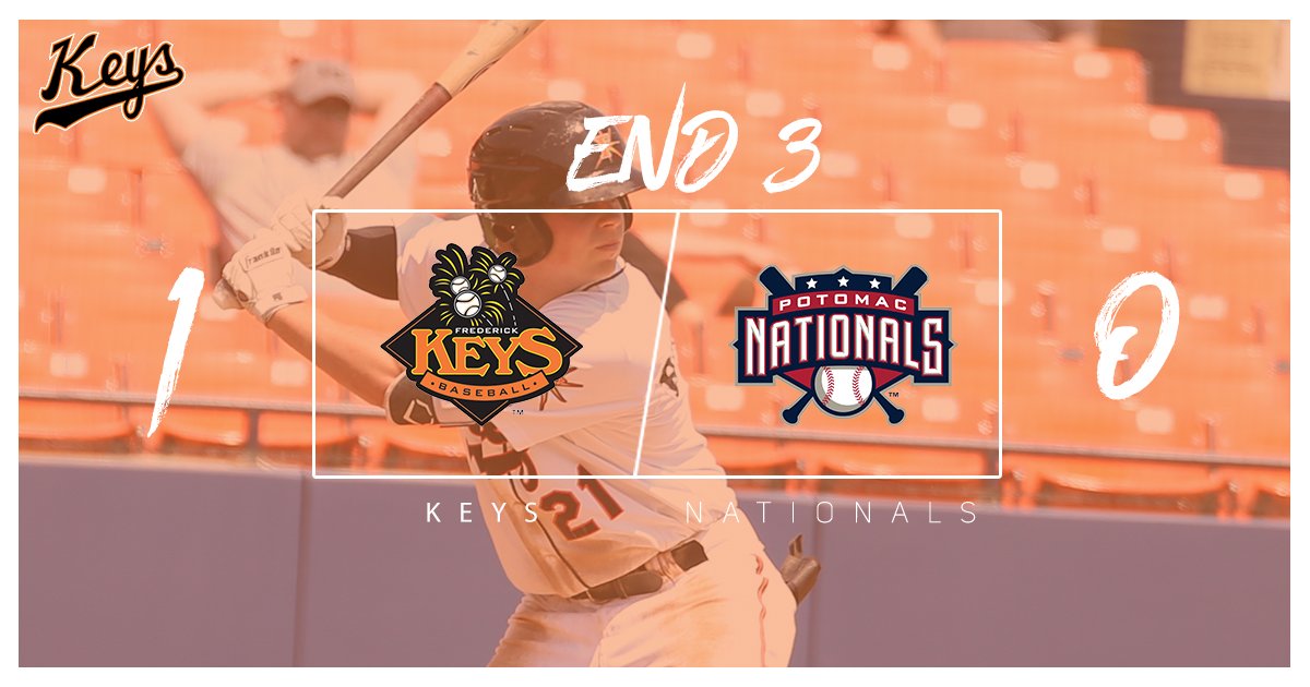 FrederickKeys's tweet photo. Meeting #1 between 2 Beltway rivals🛣️

Will Robertson's HR has the Keys out to an early lead!

📻w/@GeoffOnTheAir &amp; @j_keffer3: https://t.co/BOOUAl0Mbt https://t.co/oepCmjSc0f
