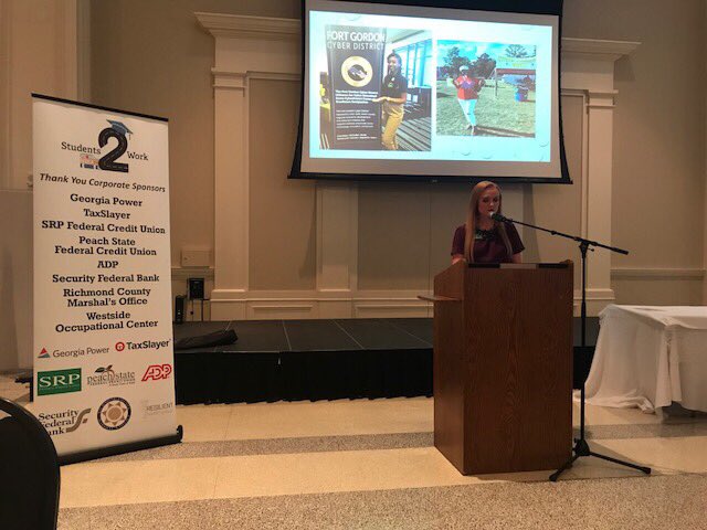 Augusta_Chamber's tweet photo. At todays wrap up breakfast we celebrated over 60 #Students2Work summer interns. Along with our business partners and @RCSS_GA we are committed to providing students with opportunities to gain valuable hands-on work experience. #makingstudentsmoresuccessful #AchievingMoreTogether https://t.co/EcwZ0VTorW