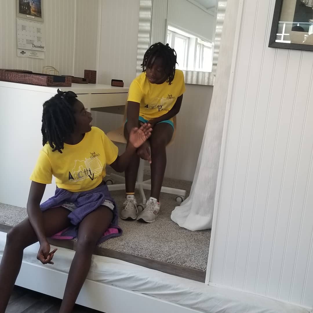 We love tiny houses... especially when they're in our backyard and built by students!   
Thank you to <a href="/SkilledTradesDC/">DCSCT Foundation</a> Academy of Construction and Design for accommodating us! 

#ACAD #studentbuilt #tinyhouse #construction #design #architecture #ArchiVenture2019