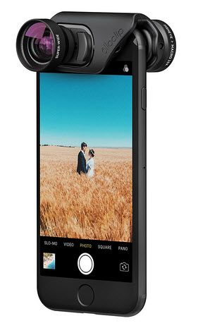 CLIP on lenses for your #iPhone. Macro, Wide-angle &amp; Telephoto lenses take your #photography to the next level! dld.bz/gHVRR