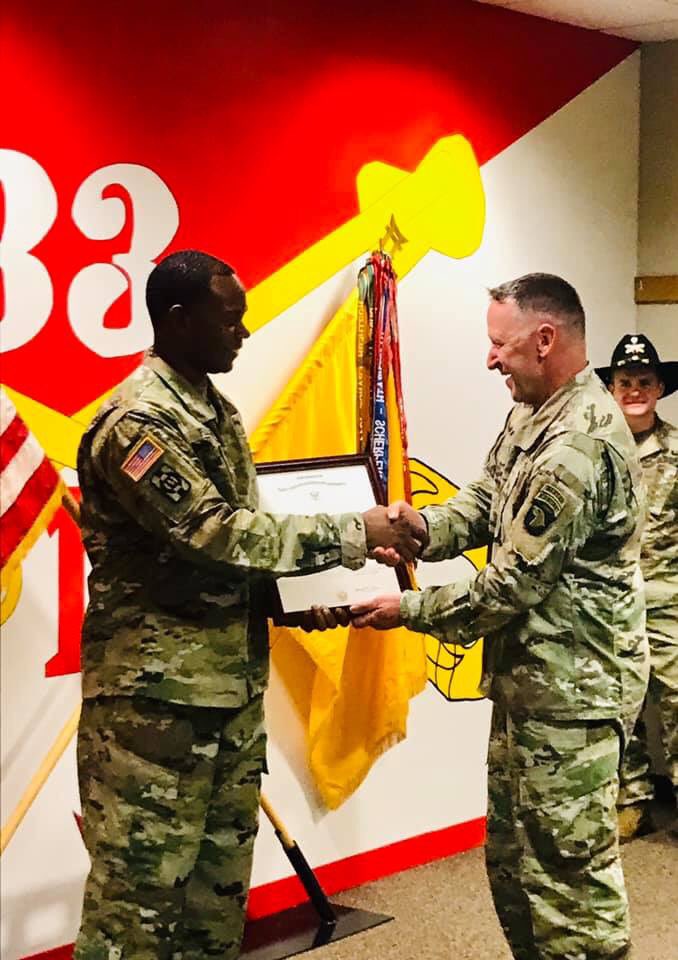 TheRealWar6's tweet photo. What a great day for the War Rakkasans and the Army. Congratulations to the newest CW3 in the Army, CW3 Fuller. Proud to have you in our unit and proud of all the hard work you have done and continue to do. 🛠⚙️⛩ https://t.co/MLjwxXutvK