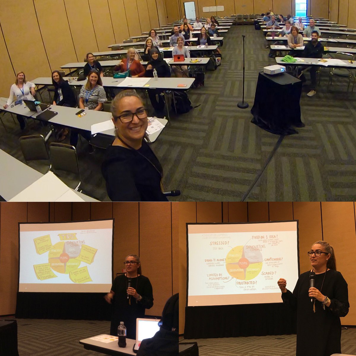 Valeriasketches's tweet photo. So thankful for the educators who attended my session who graciously+patiently worked with me I misplaced my voice somewhere🙏🏼 &had to whisper my way through my presentation!
Be sure to check out sessions worksheets on @NSTA website
#designthinking #innovatorcompass #STEMforum https://t.co/scWd2fz0n3