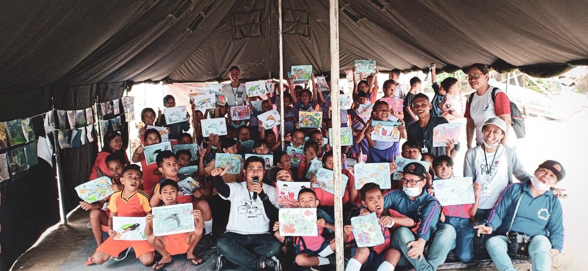 mcc_maluku's tweet photo. Edukasi Bagi Anak-anak tentang penting untuk Jaga ekosistem laut dan tidak membuang Sampah sembarangan 💙🍃🙏🏽 https://t.co/uCk5QMaitE