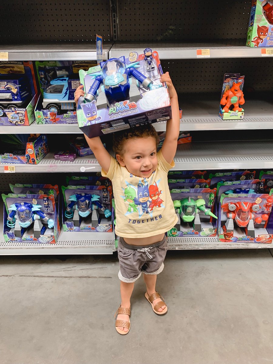 [#AD] My toddler couldn’t believe it when I told him we were going to Walmart to pick up the new PJ Masks Turbo Movers. He is obsessed with the show <a href="/pjmasks/">PJ Masks</a> He picked his favorite character Cat Boy. Pick up yours at your local <a href="/Walmart/">Walmart</a> 
#pjmasks #socialspotters #walmart #boymom