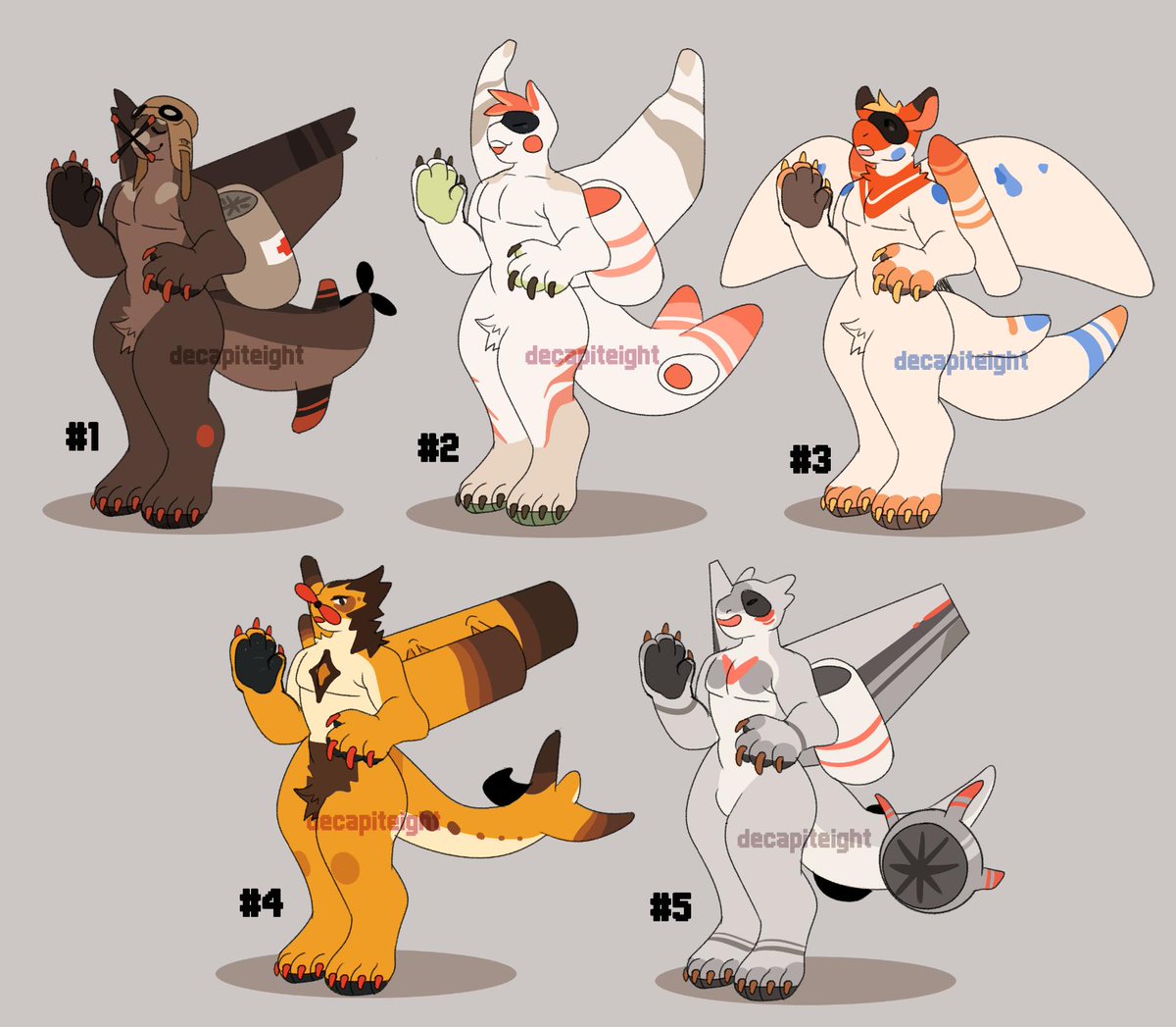 decapiteight's tweet photo. god knows i need money rn so i made some!! airplane dragon adopts!! theyre $17 each, just comment or DM to claim! https://t.co/5S3kkjwz5K