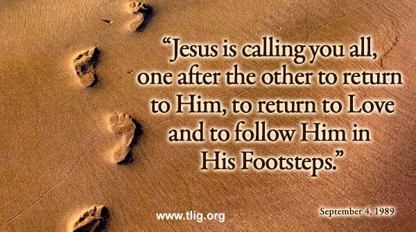 TrueLifeinGod's tweet photo. Following in Jesus' footsteps does not mean pain, it means eternal JOY!
Read all the messages here:
https://t.co/zs3hEY4kaT
#FollowJesus
#FootstepsOfJesus https://t.co/ZwBr1oMhNO