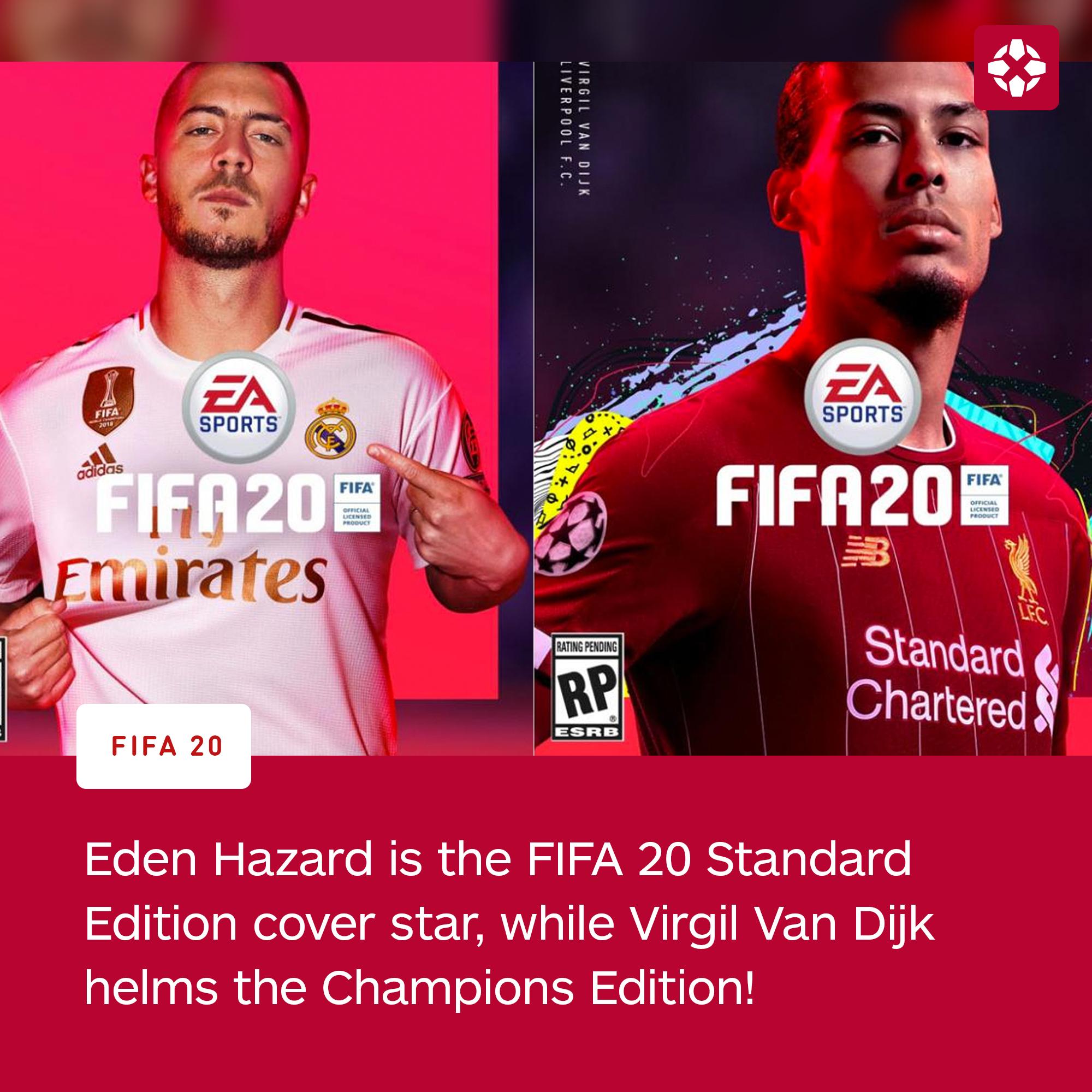 IGN on Twitter: "The FIFA 20 Standard Edition and Champions Edition cover stars have been revealed, and the Ultimate Edition cover star will be revealed soon... https://t.co/xWw85BiekU" /