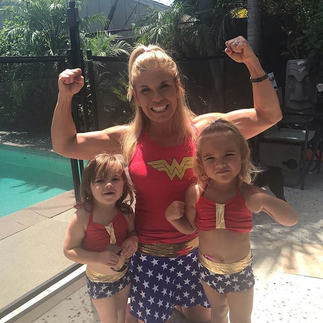 I just couldn’t resist! I wanted to match my girls! ❤️ There’s a Wonder Woman in all of us! 💪🏼 #liveextraordinary #rewriteyourstory ift.tt/2Ombjow