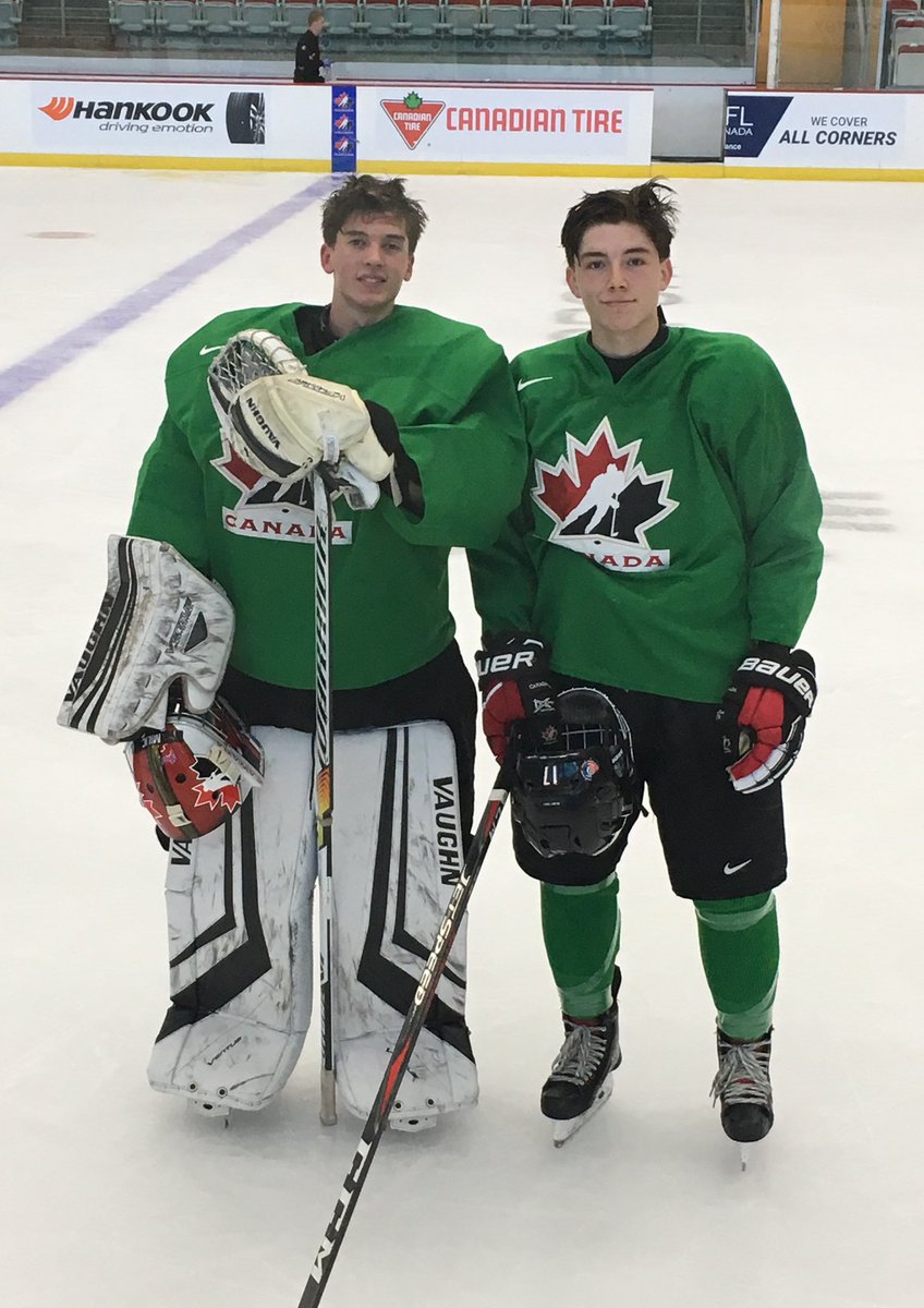 Thank you <a href="/HockeyCanada/">Hockey Canada</a> for the awesome week at the U17 development camp, I want to thank the coaches and the staff for making us feel at home. Good luck to my teammates and coaches on their upcoming seasons!