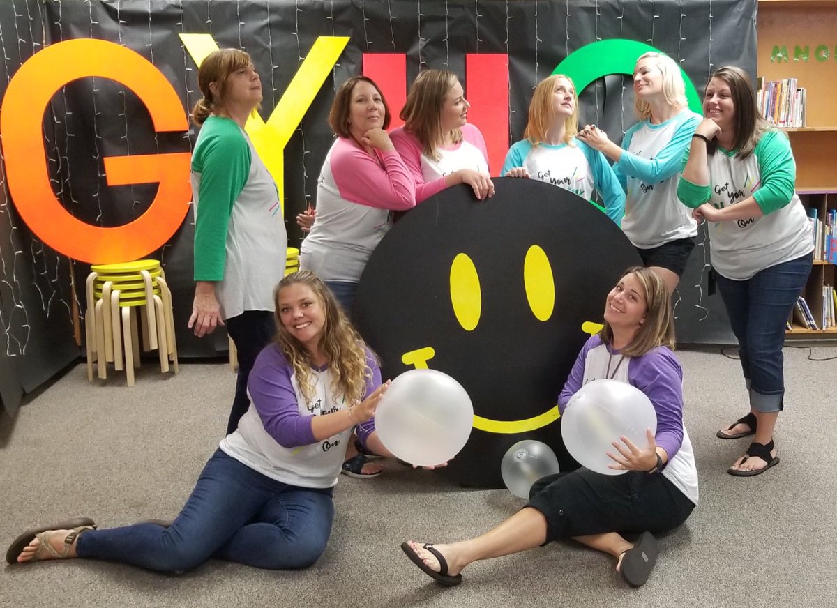 5th grade team is thinking about how exciting this year will be! #happyatbsi <a href="/Eagles_BSI/">Big Shanty Intermediate</a>