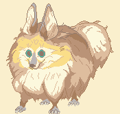 Very lover the dog which you draw. So I pixel it.