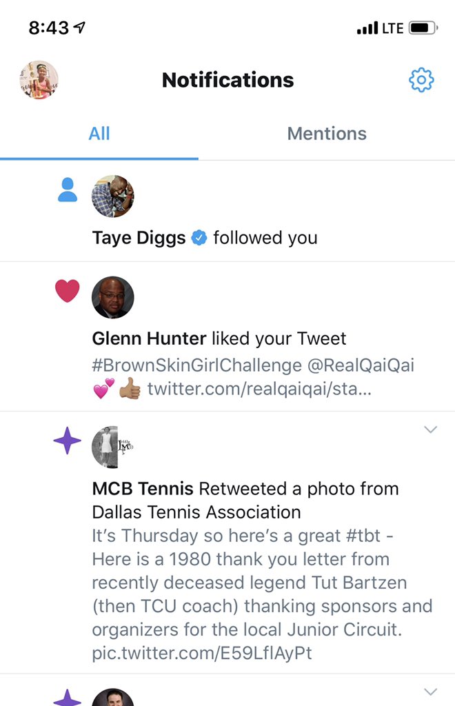 lilyana_hunter's tweet photo. When @TayeDiggs gives this tennis girl a follow. 💕🥰🤗 #mixedme #perfectlyblended https://t.co/xQePQWwVdj