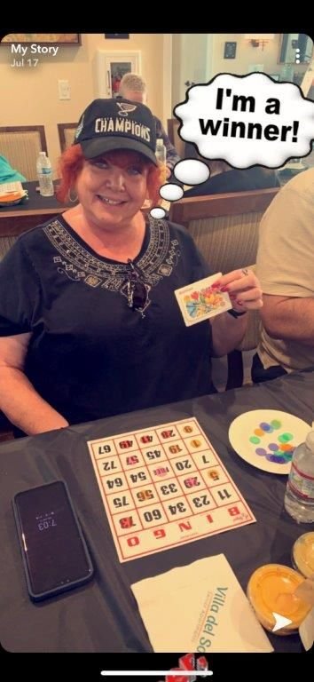 VillaDelSolTG's tweet photo. We had an absolute blast playing bingo with our residents! What was your favorite moment of Resident Appreciation Week? https://t.co/GMp4UIxePE