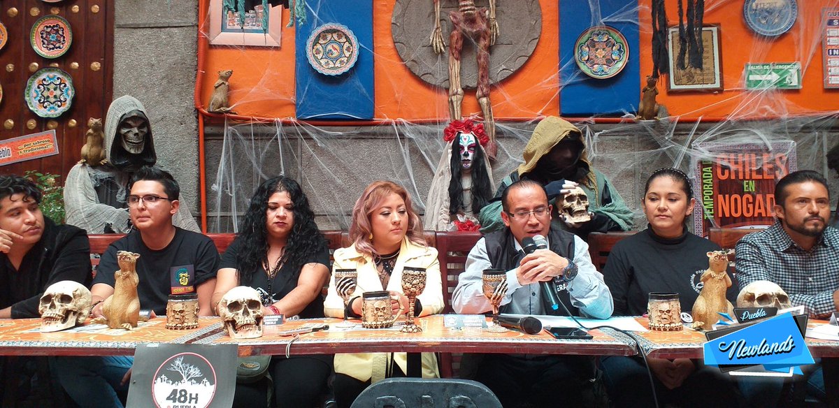 NewlandsPuebla's tweet photo. Hoy en Rueda de Prensa presentaron el próximo evento llamado #Reto48H que se realiza en #Puebla 

Invita: @Kotepo70 https://t.co/moz1nkPfrM