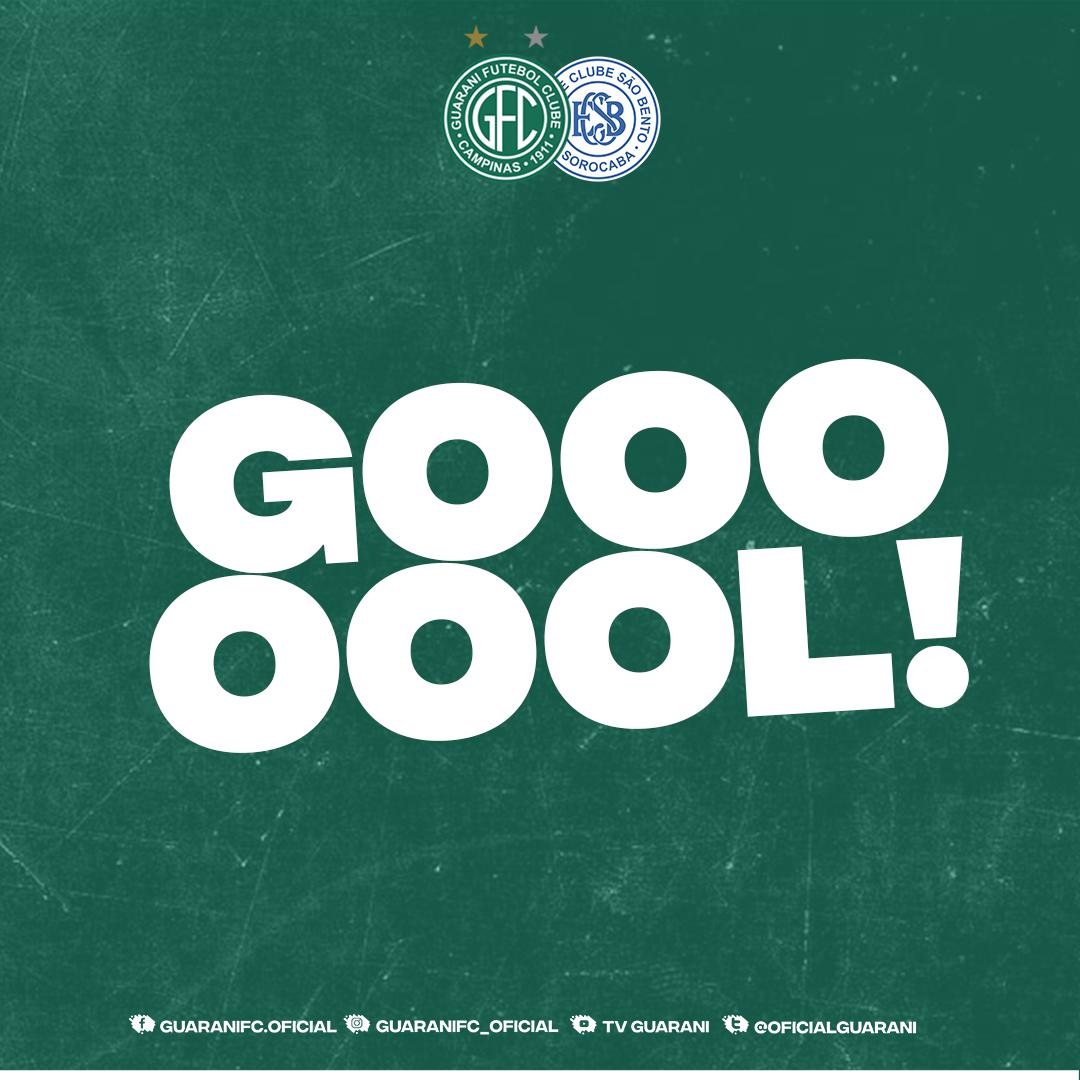 guaranifc's tweet photo. #GUAxSBN | 2º T - 35' | 2 x 1 | Michel Douglas desperdiçou o pênalti, mas no rebote ampliou o placar. #VamosBugre #JuntosSomosMaisFortes https://t.co/0ZPgv7bxw3