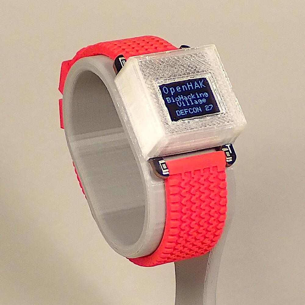Open_HAK's tweet photo. Blasting this out again in case you missed it. Sneek Peek of the BioHacking Village Badge #badgelife #defcon27 @DC_BHV https://t.co/8zwURta4dc #quantifiedself #selftracking #selfhacking #opensourcehardware https://t.co/WZcG8KvHNP