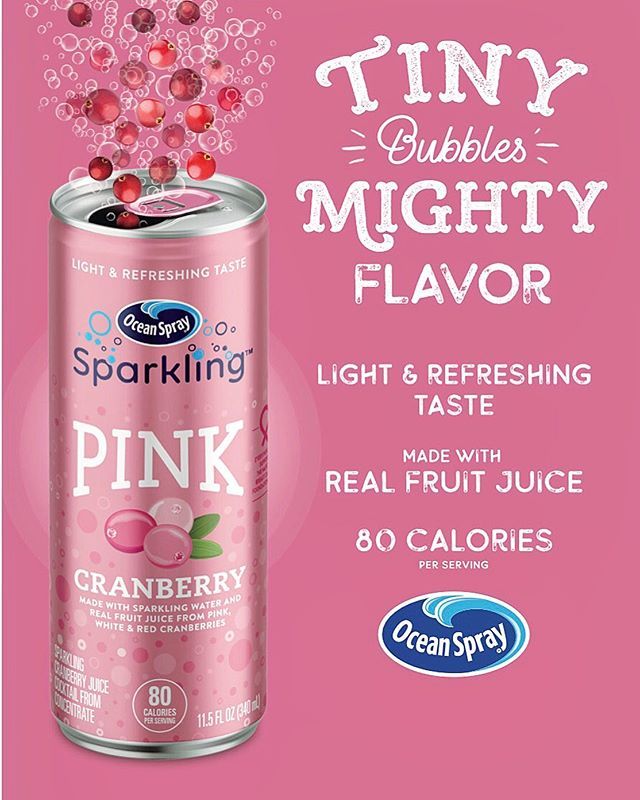 ❤️Try the light and refreshing taste of NEW @oceansprayinc Sparkling™ Pink Cranberry! Available now at Costco for a limited time! A case of 12/11.5oz cans Made from red and white #cranberries with real fruit juice, no artificial flavors or colors and… ift.tt/2SOvkmw