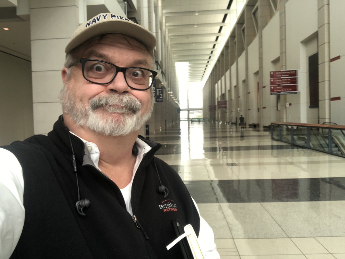 dryoungberg's tweet photo. #Day07 - Very busy & exciting day here in #Chicago. Took a crew to @NavyPier for some advance team Tessiturians work. Then watched the #TLCC2019 General Session Ballroom come to life. Hey, where are all the #tessnet peeps? #DonIsGiddy #GetHereSoon #TravelSafelyPlease https://t.co/O7bZpWmKH4