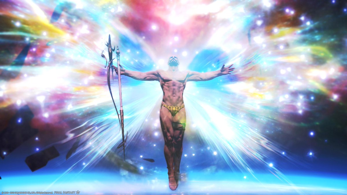 yumezo14's tweet image. 白魔道士Lv80になりました、羽を生やしたいだけのために。