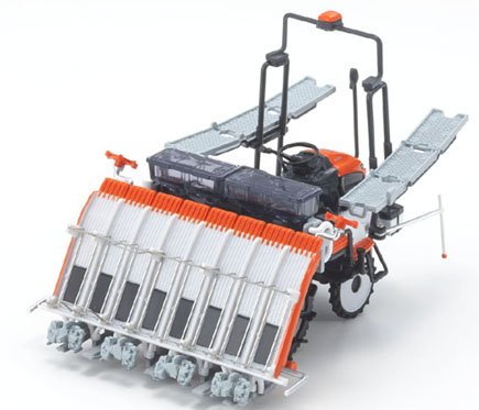 ミニカー予約】Kubota(クボタ)より、 1/32 クボタ 田植え機 ナビウェル