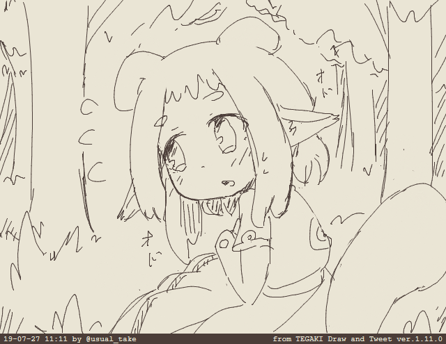 らくがき～ #tegaki_dt 