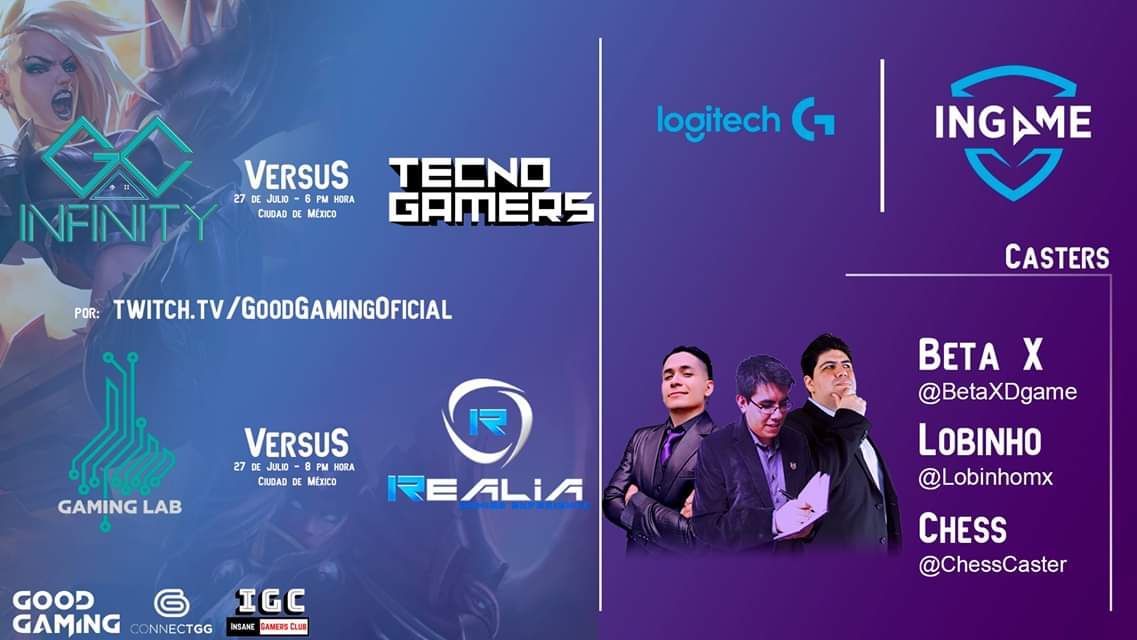 connect_gg's tweet photo. Apoya a tu equipo favorito en twitter.
Etiqueta a @LogitechG  y agrega el hashtag de tu equipo para ver las votaciones en en stream:
#InfinityWIN
#TecnoGamersWIN
#GamingLabWIN
#RealiaWIN
Siguenos: https://t.co/QdRoNEjoSw 
Brackets en linea: https://t.co/vAISEse66E https://t.co/H2khL0R51l