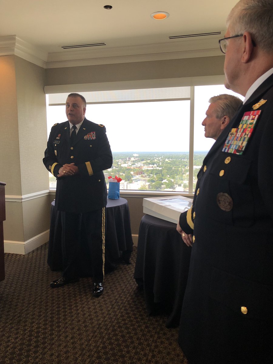 state_guard's tweet photo. Proud of our SC State Guard members who were promoted this evening at the Capital City Club: Colonel Cox and Colonel Van Beuren. #scstateguard #TrainedAndReady @CapitalCityClub https://t.co/QjMQpyVrcL