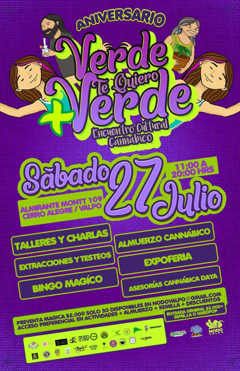 CultivaValpo's tweet photo. Chiquilles mañana se viene el Verde te quiero verde en el nodovalpo desde las 11, no se lo pierdan! https://t.co/DOfaejhod3
