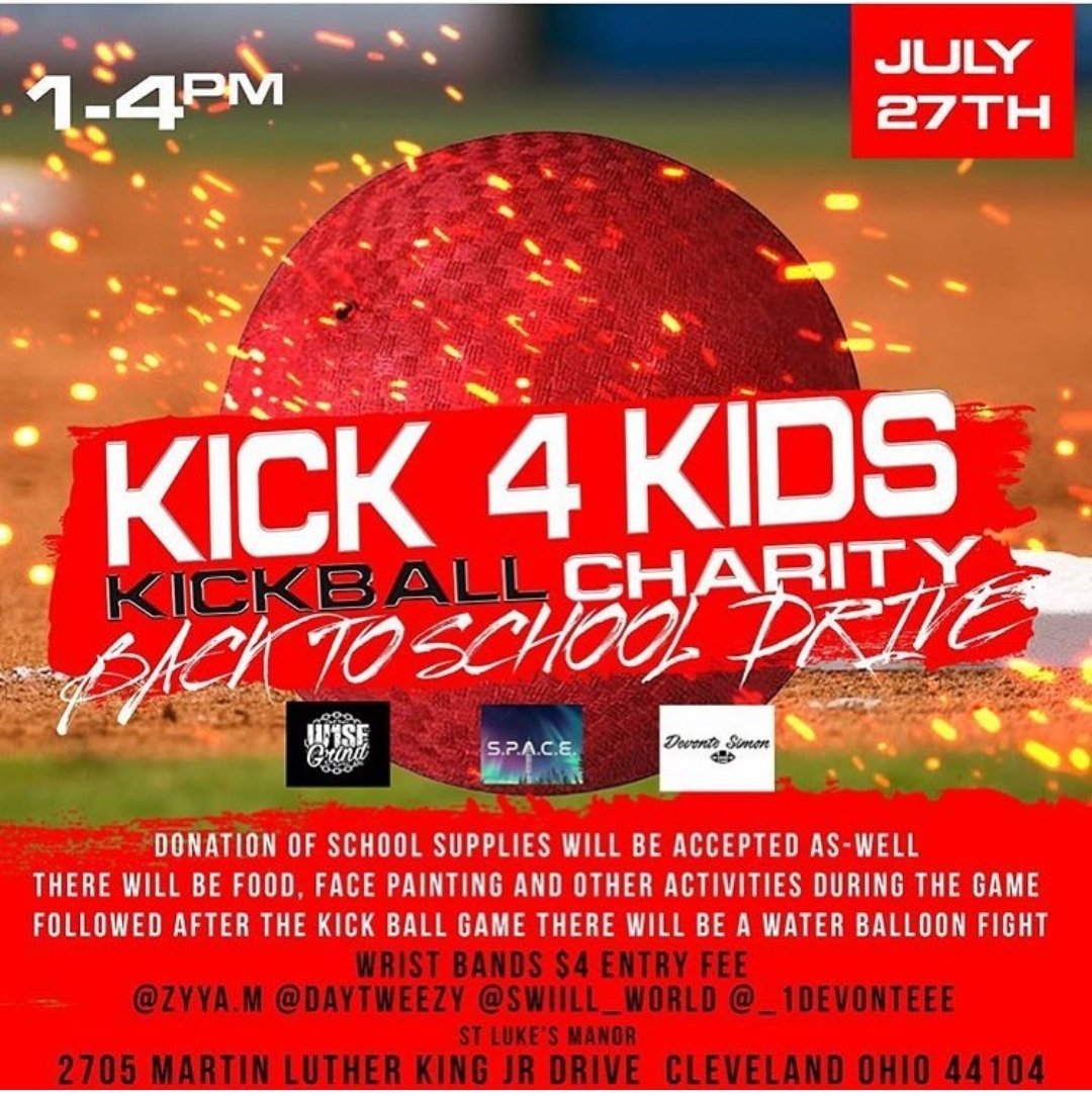 Come out if you can! All the money raised will go to the youth schools in Cleveland so they can one day change the world! #supporttheyouth