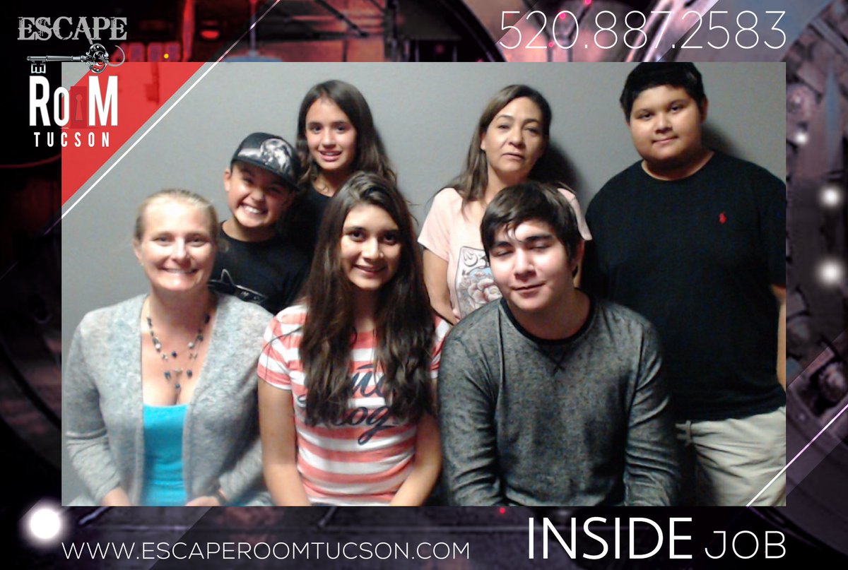 EscapeTucson's tweet photo. Having some fun at Escape Room Tucson  https://t.co/yGgWGq2oh9 @EscapeTucson https://t.co/E1W1QW9zxO