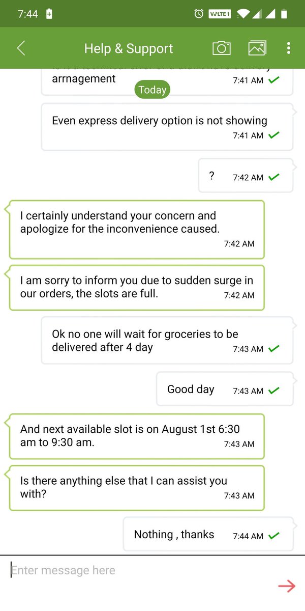 j3bydeepak's tweet photo. How to Kill CX ?
What is the point of burning money on full pages advts when you are not ready for delivery ?
understand pain of punching order only to find out that customer have to wait for 4 days for his basics another Example of paid CX killing #cx #cxrefresh #bigbasket https://t.co/FXbTcIiRuO