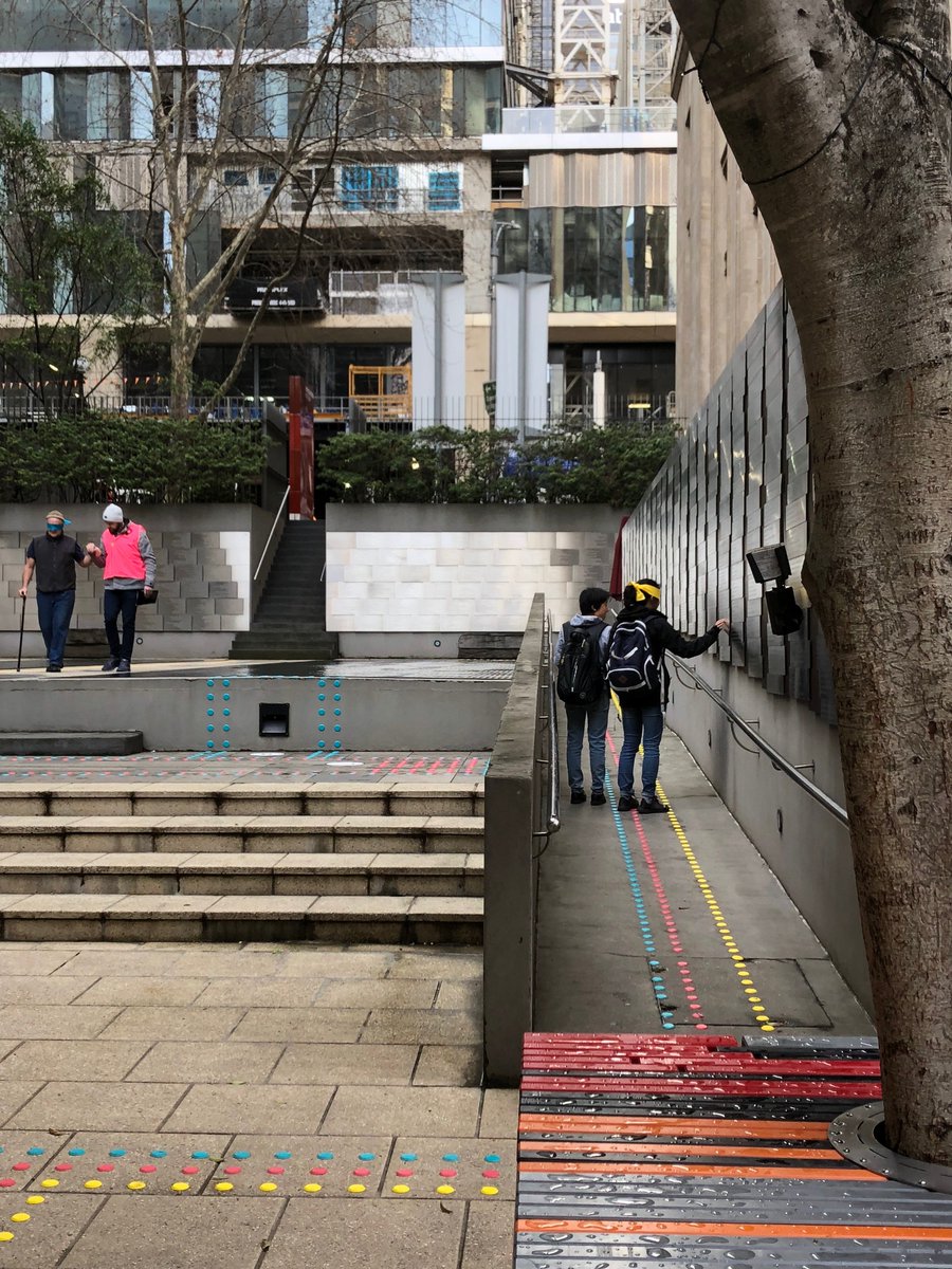 OpenHouseMelb's tweet photo. 📍#UrbanTactility at @immigration_mv courtyard | See Melbourne like never before:
Free tours Sat + Sun 10 am - 4pm
Sensory tours Sat + Sun 2 - 3pm
Talks 31 July + 7 August
More: https://t.co/nQnhPTg99B
Thanks to @CushWakeAUNZ, #Oopla @cityofmelbourne
@visionaustralia https://t.co/3Jn8q7i9LM