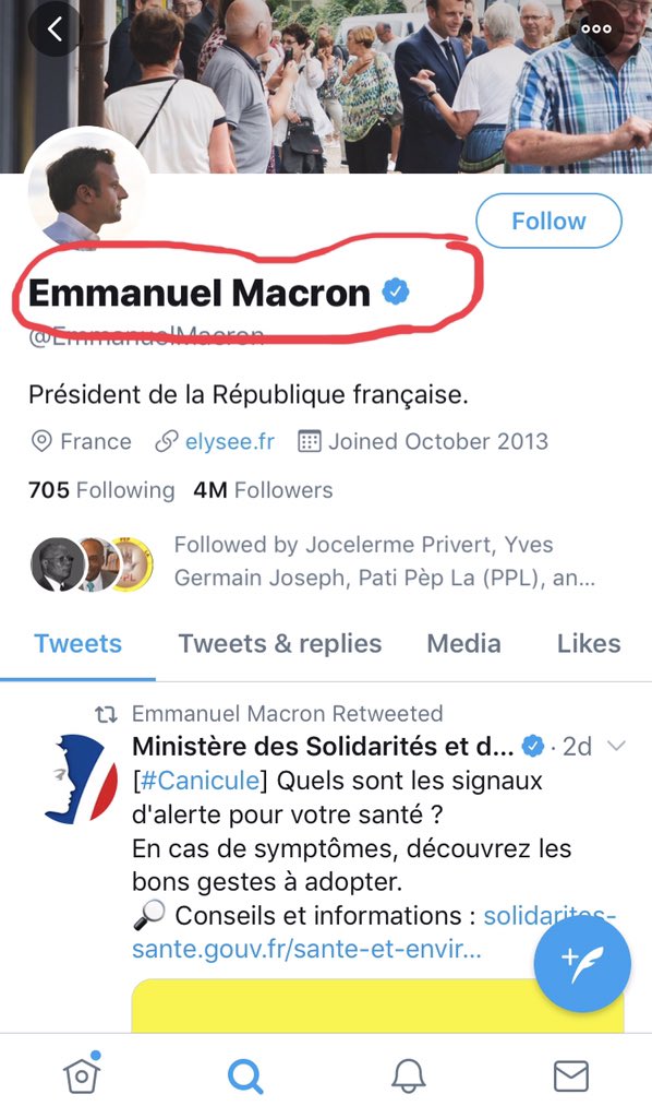 GaspardDorelien's tweet photo. #Pandanstan, #Ayiti se sèl peyi pami 11 peyi, ki gen yon prezidan ki genyen “Président” ekri devan non l sou kont #Twitter l St Domingue, France, USA, Vénézuéla, Mexique, Brésil, Chili, Rwanda, Congo, Paraguay, Taiwan...
Pa gen youn nan prezidan sa yo ki gen kòm prenon Président https://t.co/TudYupwpaQ