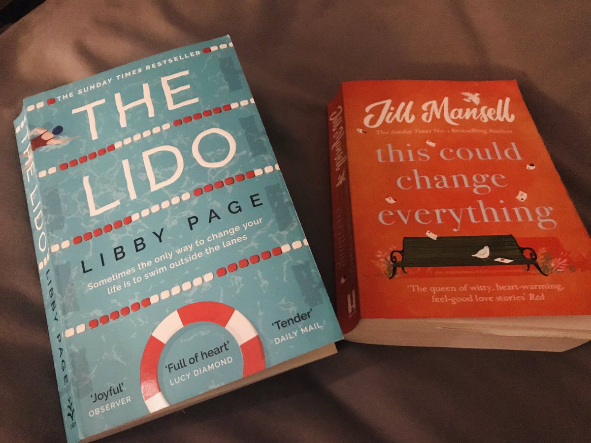 1st two books of the holidays read! #threewordreview @NottmGirlsHigh Stunning debut from @LibbyPageWrites #community #femalefriendship #joyous & as always a page-turner from @JillMansell #love #fate #friendship