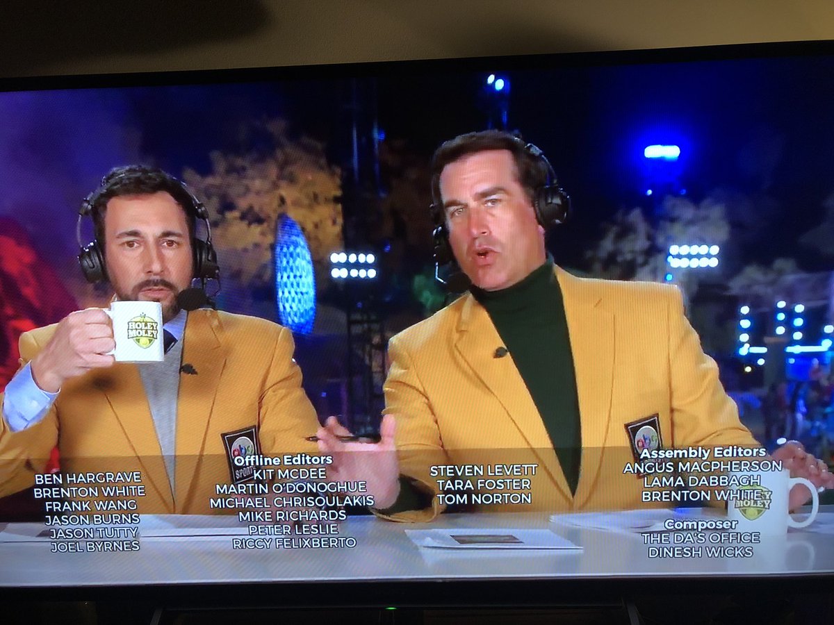 Taraustralis's tweet photo. FUN FACT: I was an offline editor on the American TV show, Holey Moley. https://t.co/5UpolclCV0