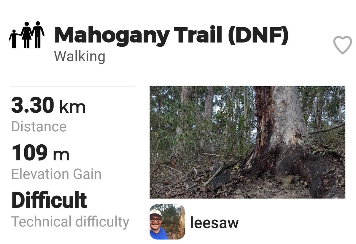 leesawatego's tweet photo. Gave Mahogany Trail on MtCootha a crack today. Didn't make it to the summit, but will go again soon (hopefully before the real heat kicks in). #52Hikes52Weeks #FatAdventurers #FatGirlsHiking #HAES #CountingkmsNOTkgs #TakeAHikeSEQ https://t.co/LuGMZvQqmF