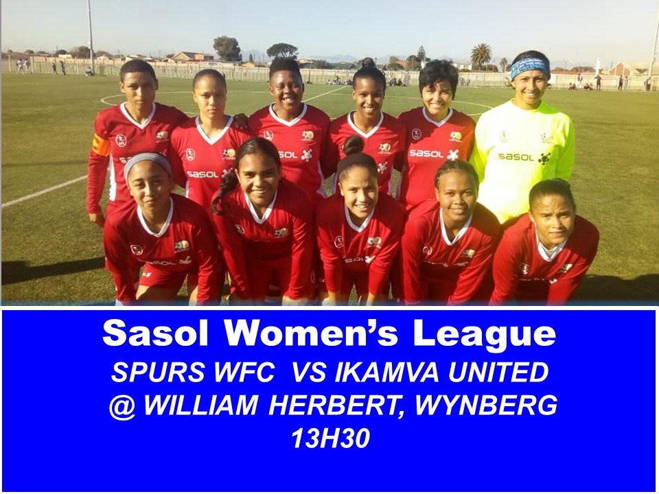 SpursWfc's tweet photo. It's that time again! We welcome Ikamva United all the way from Nyanga to our home. Come out and support the ladies in their @SasolLeague encounter. @SAFA_WC @SAFA_net #WeAreSpursWFC #GameDay https://t.co/PfbwigdA4U