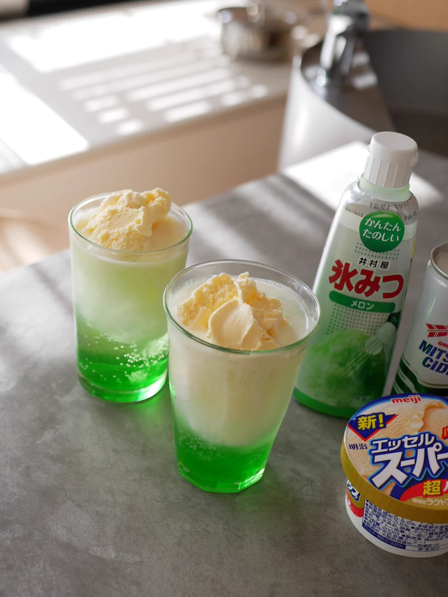 子どもと作りたい！超簡単にできるクリームソーダが激ウマ！