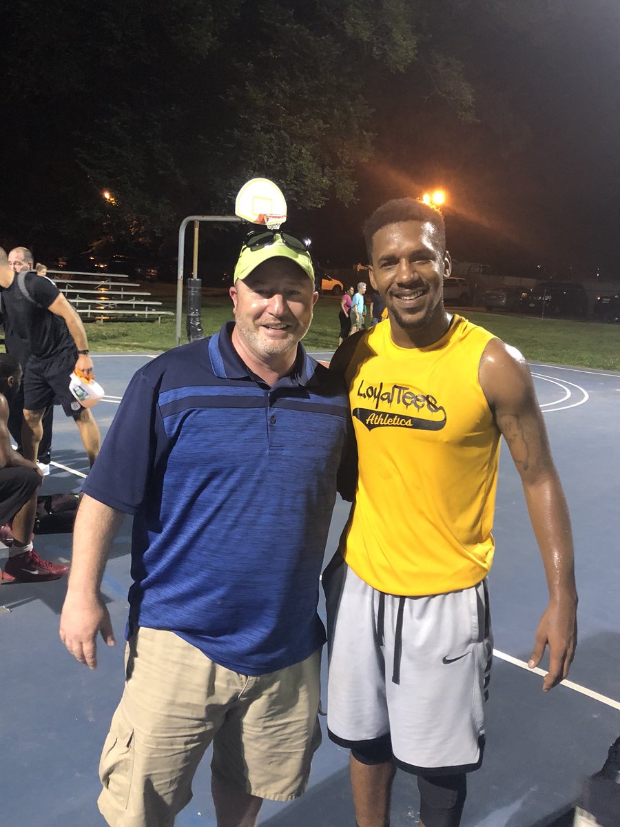 PrincetonRec's tweet photo. Former @pmsbl Commish w/ @TheKingBlack23 &amp; @pmsbl legends E. Daniels &amp; Big John Sears - all love at The Park tonight for great hoops! #RecRelationships #SoPrinceton  @DwaineWill @tkq @lizlemp @LeticiaHFraga @princetoneve @NJRPA https://t.co/gUFVgaEEYP