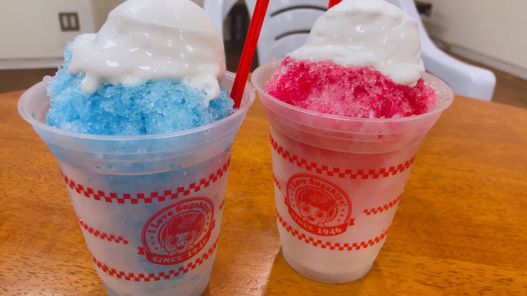 こた スガキヤのかき氷 W ラムネ味が私の T Co 9vxuvt6wah Twitter