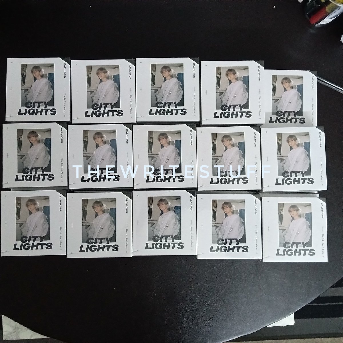 #twsupdates

Also received all 74 #BAEKHYUN_CityLights kihno ver ✨✨