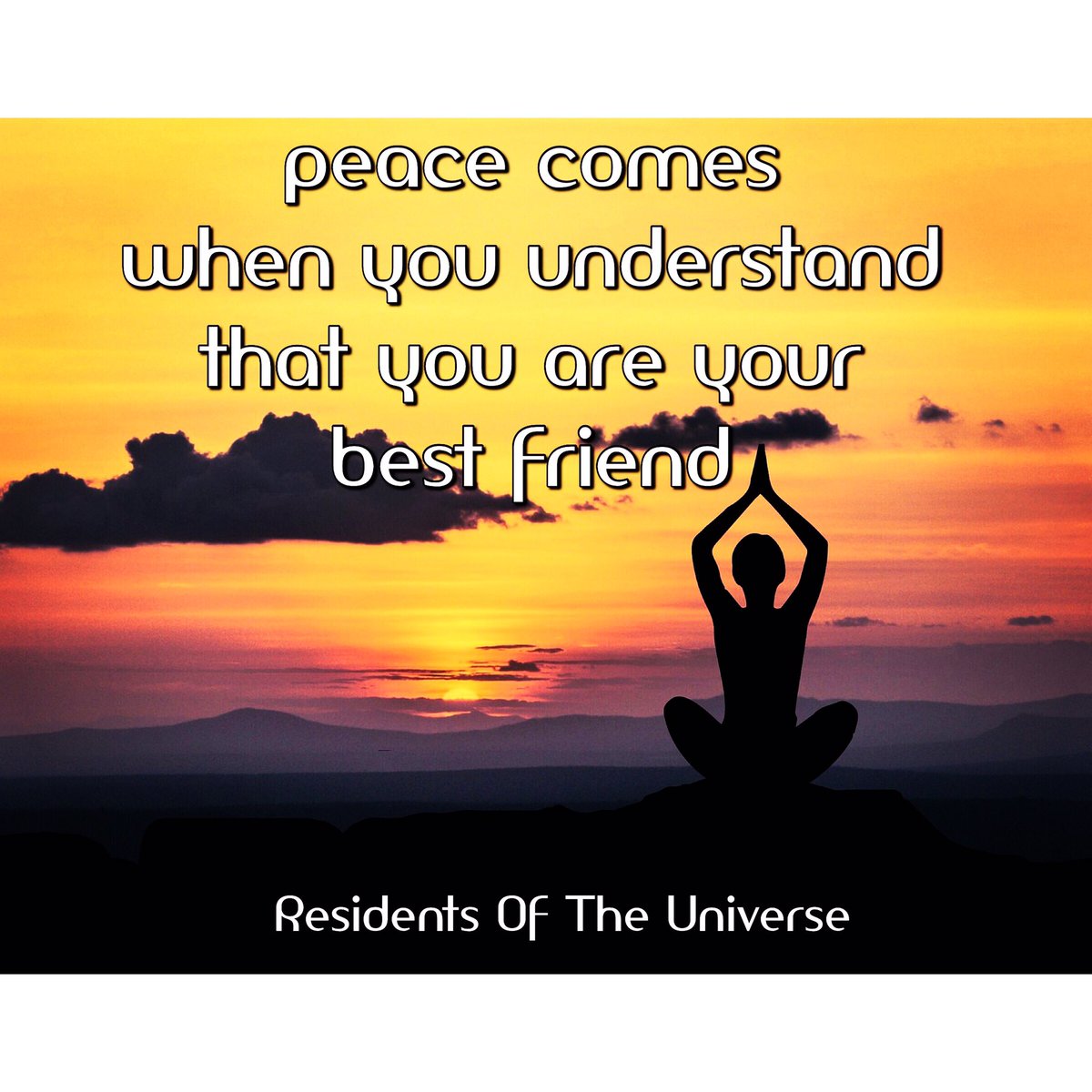 RO_Universe's tweet photo. Peace comes when you understand that you are your best friend
✌️🙏💖

#peace #selfcare #innerpeace #weareone #coexist #awakening #spiritualawakening #peaceful #peaceandlove https://t.co/xZF6zmN5eX