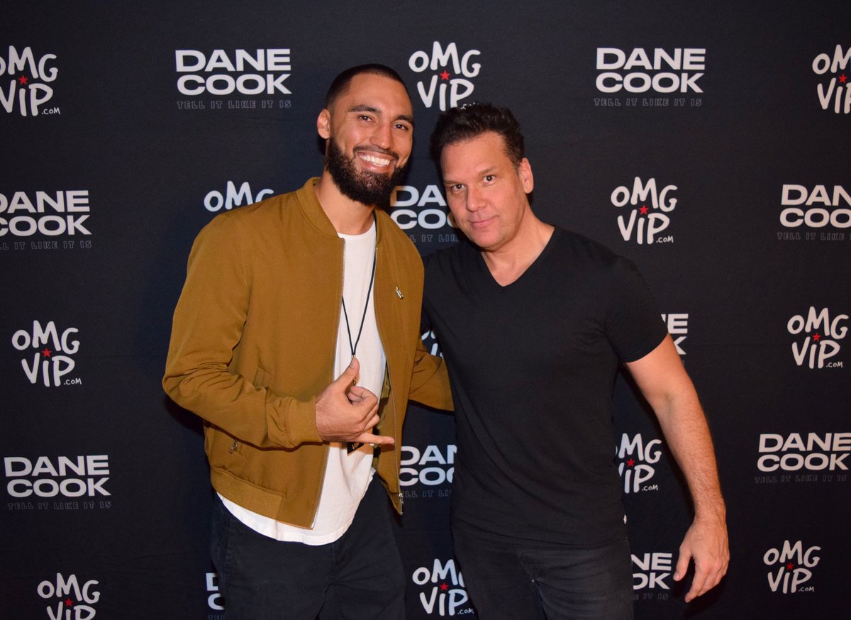 kodallen's tweet image. Good times w/ the goat @DaneCook 😆 #TELLITLIKEITIS