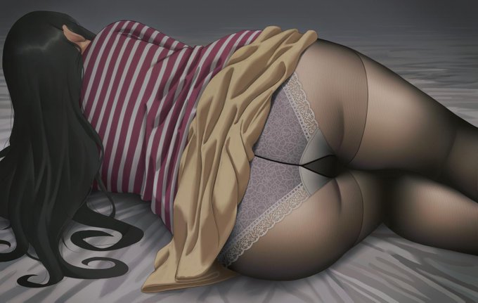 ストッキングお姉さんの尻です 