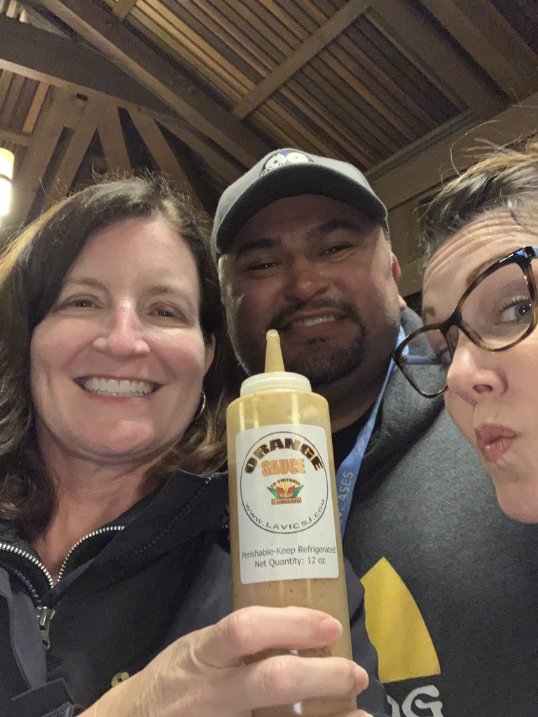 pgilders's tweet photo. #OrangeSauce #FirstTime #EdCampos #WeAreCUE #LDI2019 https://t.co/O2Kv2pT8mY